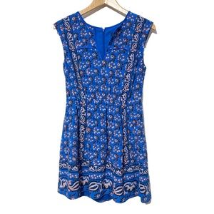 J Crew Silk Dress Womens 6P Petites Floral